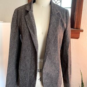 Brown tweed blazer